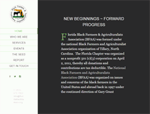 Tablet Screenshot of floridablackfarmers.org